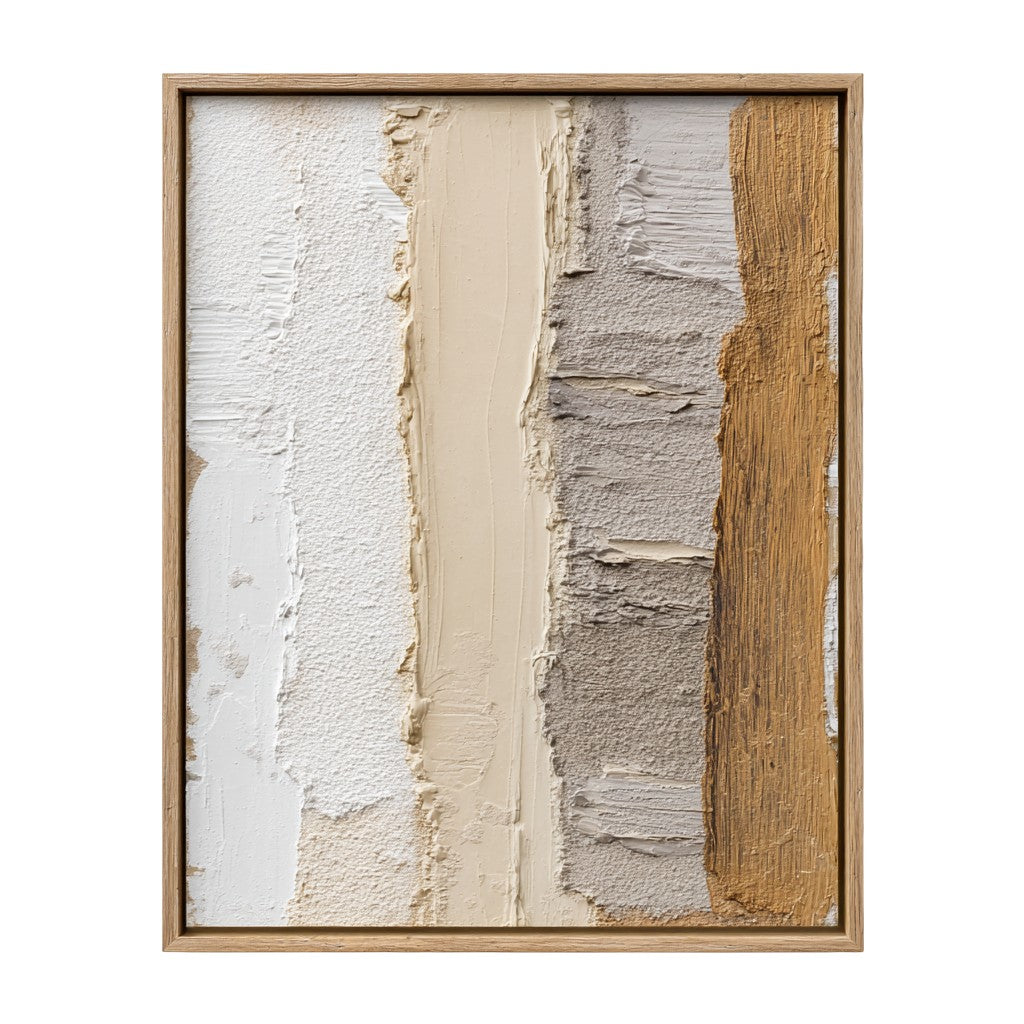 Moxico Framed Canvas Art - Wabi-Sabi Beige