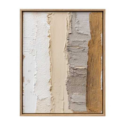 Moxico Framed Canvas Art - Wabi-Sabi Beige